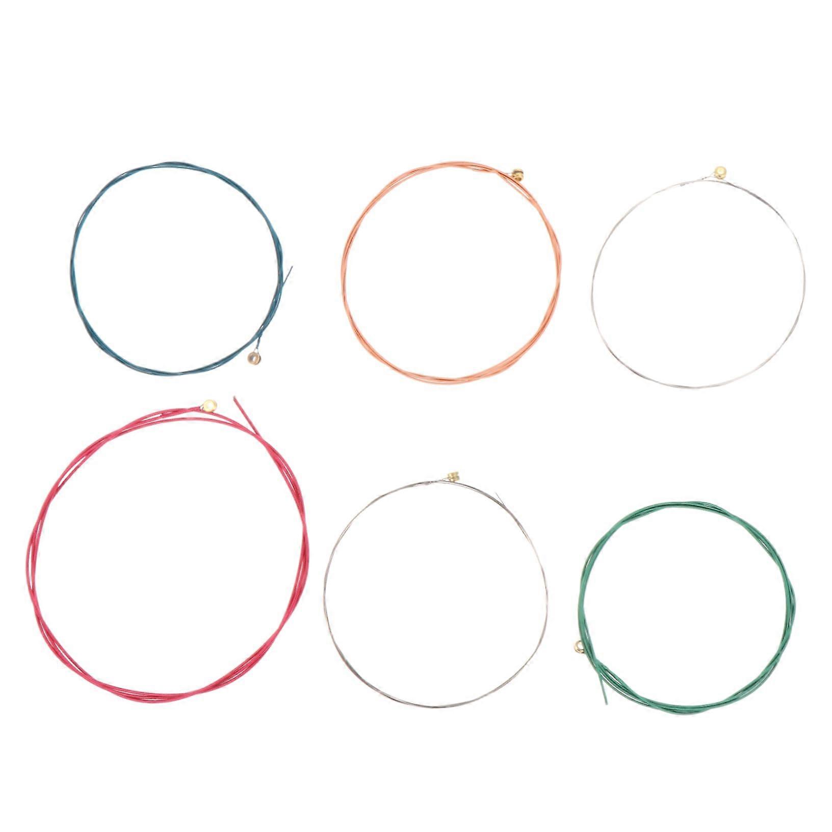Guitar Strings Set for Acoustic Electric, Complete 6String Replacement Kit with Balanced Tone