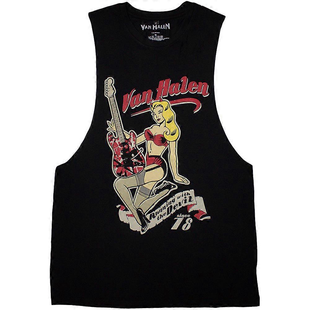 Van Halen Running With The Devil Vest Top