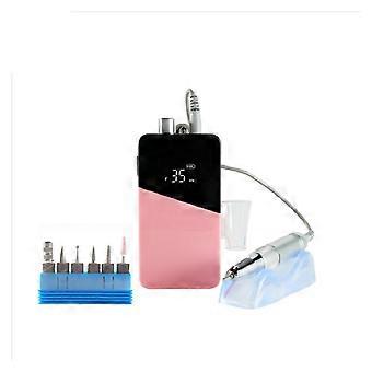 Electric Nail Drill 35000RPM Rechargeable Cordless Professional Manicure Pedicure Tool