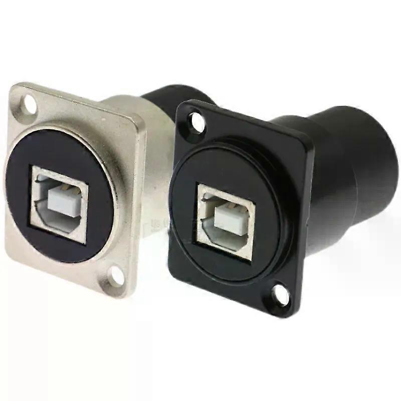 USB20 Printer Data Cable Scanner B port to A Socket Straight Through Solder-Free D-type module double-pass B-A
