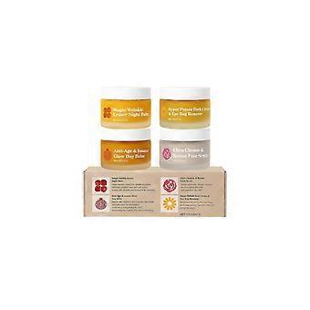 Complete Organic Skin Care Set - 4-in-1 Face Balm for All Skin Types, Perfect for Mature Women