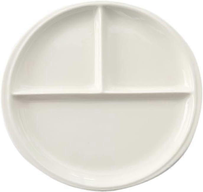 Assiette  Compartiments, Assiette Dittique avec 3