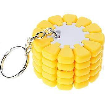 Simulated Corn Mechanical Stress Relief Keychain