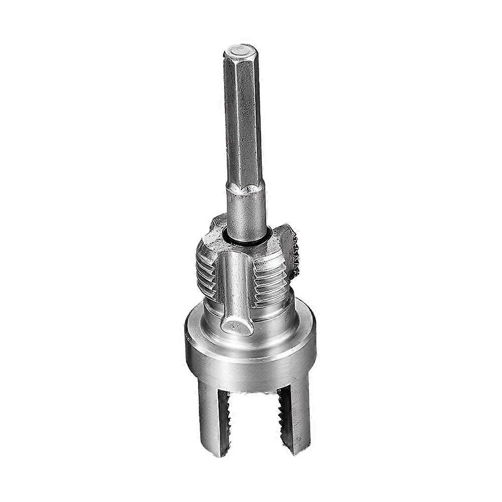 Integrated Internal External Pipe Threading Tool (3/4"),Hex Shank Die Pipe Threader Cutting Tool Universal Wire Cutting Tool