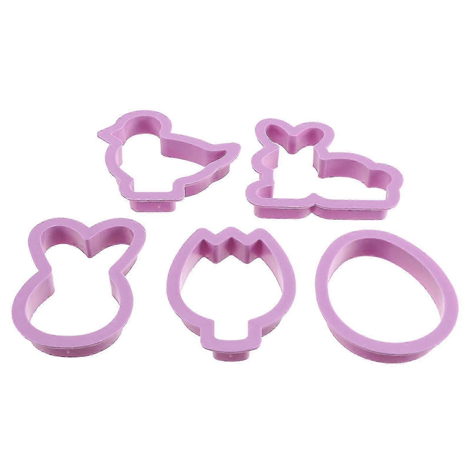 Baking Mold Easter Theme Biscuit Mold compatible Cookie Making 10Pcs