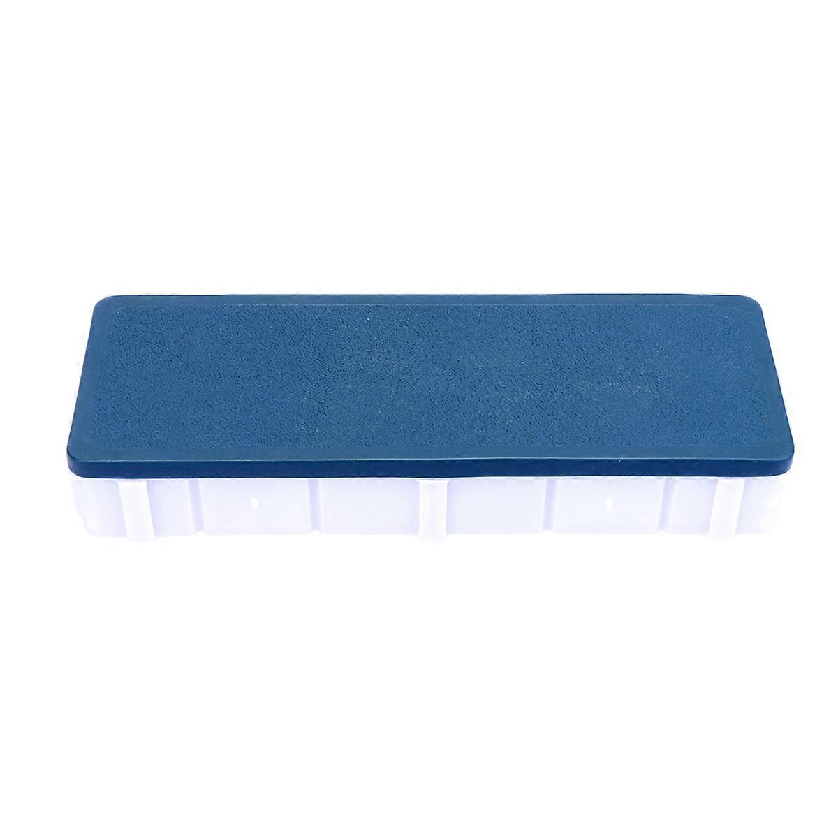 Paint Storage Palette Gouache Paint Tray Rectangular Shape Home Use Multi Color Plastic Material 1Pack