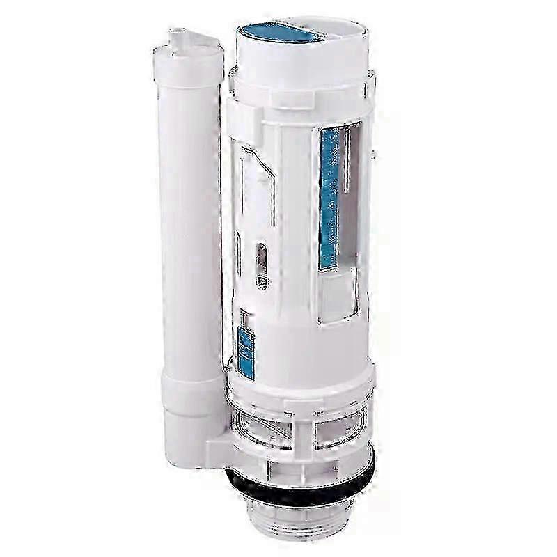 Cistern drain valve with two-button control