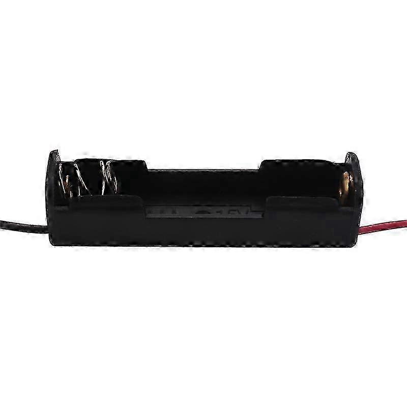 6Pcs Wired AAA Battery Holder | 1.5V Plastic Case Black