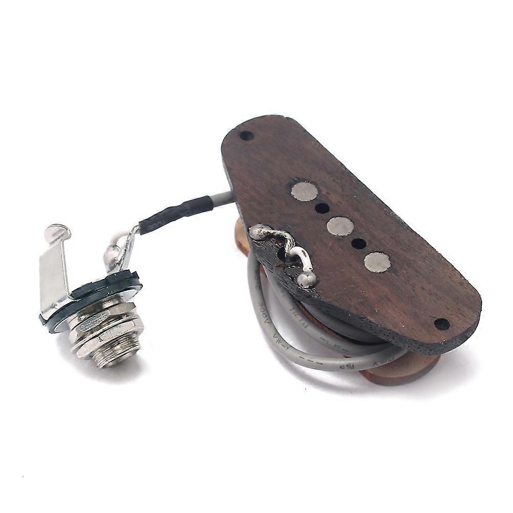 Three-String Cigar Box Guitar Pickup for Guitar Maple Wood