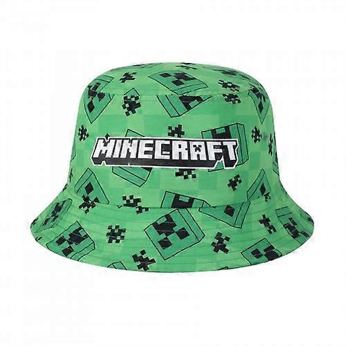 Minecraft Creeper Character Bucket Hat