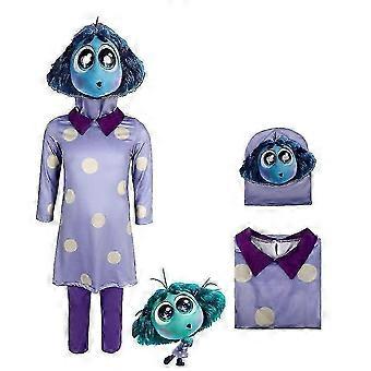 Disfraz de personaje de Inside Out 2, mono para niños y adultos.