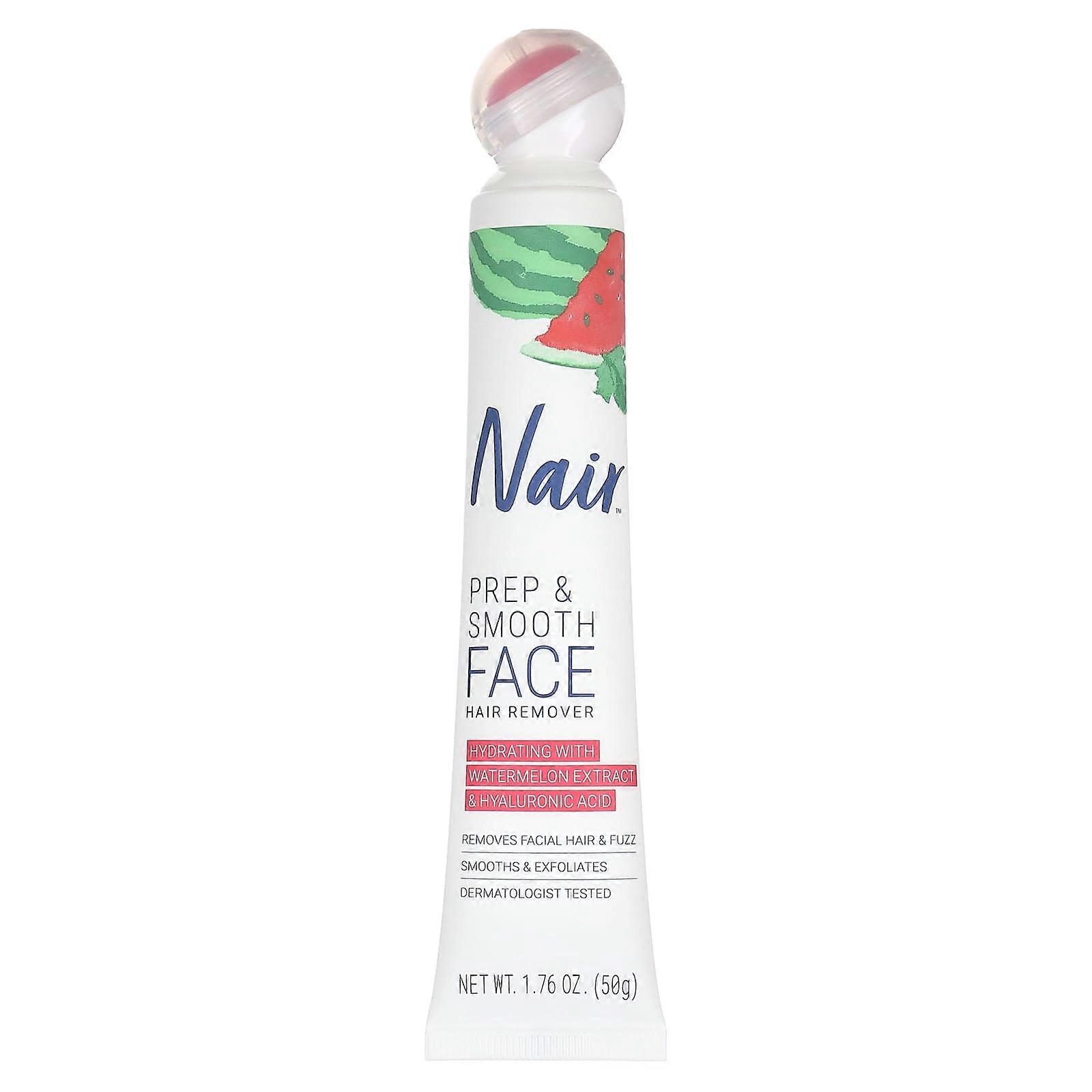 Nair, Prep & Smooth Face Hair Remover, 1.76 oz (50 g), 2-Pack