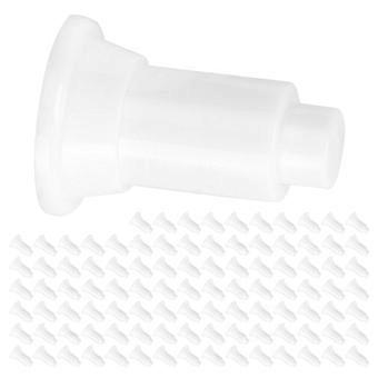 100Pcs/Set Aquarium Isolation Board Supporty Feet Support Feet compatible with Fish Tank Divider100Pcs Feet White