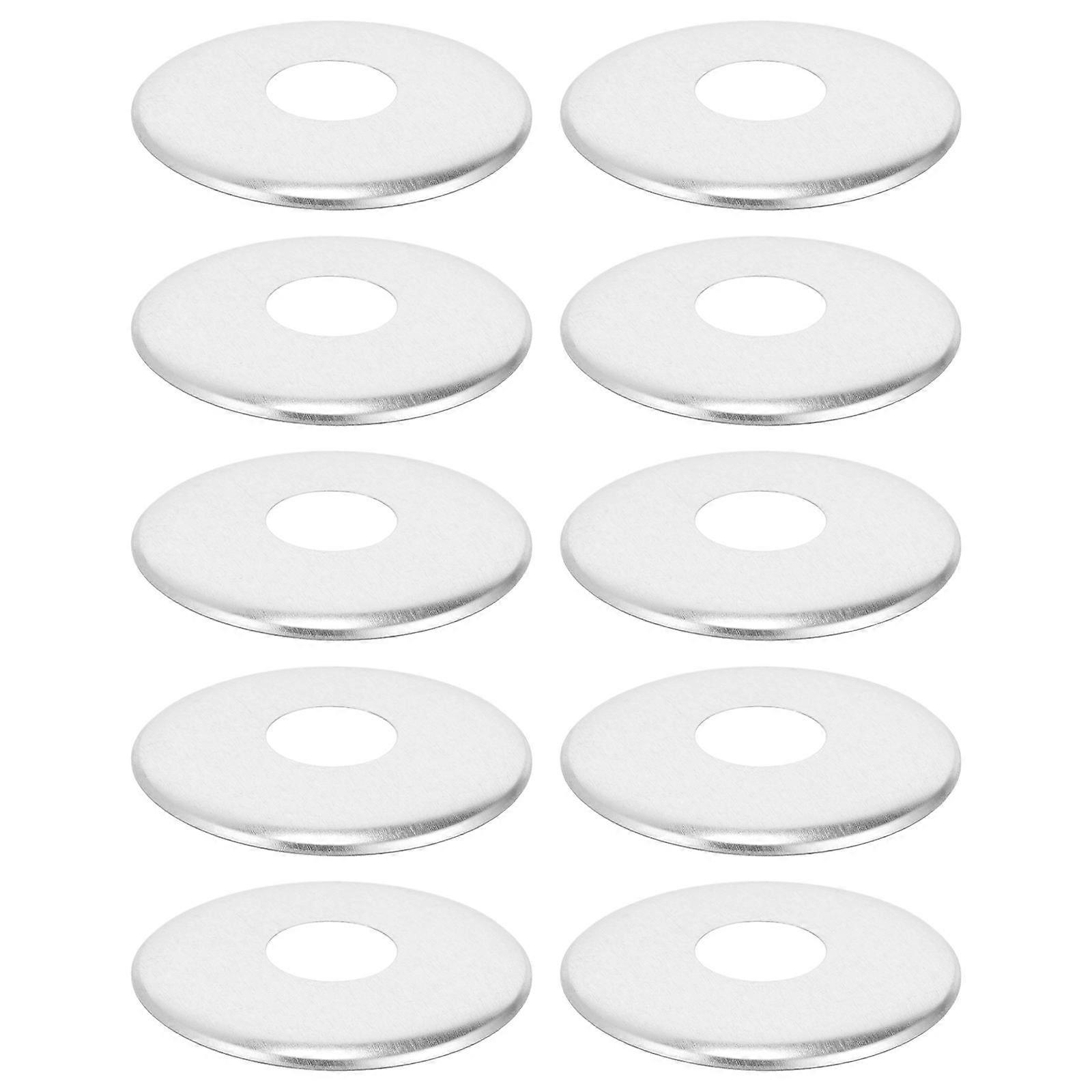 10pcs Fire Sprinkler Cover Plate 1/2 polegadas Sprinkler Escutcheon Replacement Cover