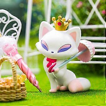 Miao Li Queen Toy Blind Box Animal Character Girl Gift Mystery Box Caja Ciega Fairytale Elf Desktop Decoration Model Handmade