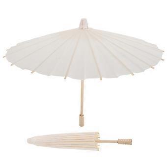 2szt DIY Papierowy Parasol Mały Parasol Fotografia Rekwizyt Wakacje Pusty Parasol Decor
