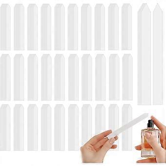 500Pcs Perfume Tester Strips Disposable Essential Oils Scent Paper Portable Mini White Fragrance Tester Strip Aromatherapy Test Sampler for Women Men 