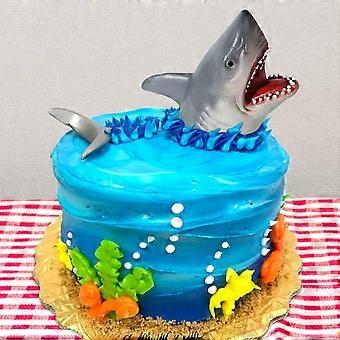 Marionnette de requin - Jouet interactif réaliste en caoutchouc souple, marionnette à main avec tête d'animal pour , design d'entrée de | Jouet de piscine de bain pour la maison