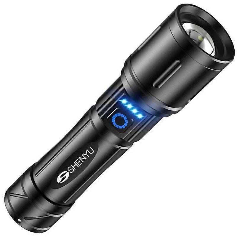 Rechargeable LED Flashlight Tactical Long Range Torch