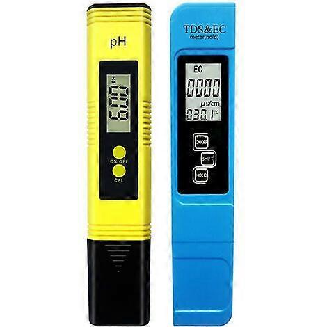 pH Meter Tester, Pool pH Testing Meter Measuring TDS pH EC Temperature Water