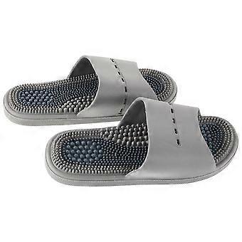 Fußmassage-Slipper für Herren, rutschfeste Dusch- und Wellness-Sandalen, strapazierfähige EVA-Komfort-Slipper, 1 Paar