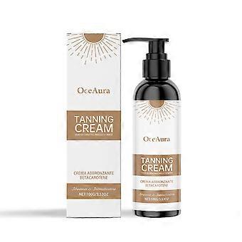 Creme hidratante e bronzeador, hidrata e nutre a pele bronzeada e com tom de trigo. Creme bronzeador sem exposição solar.