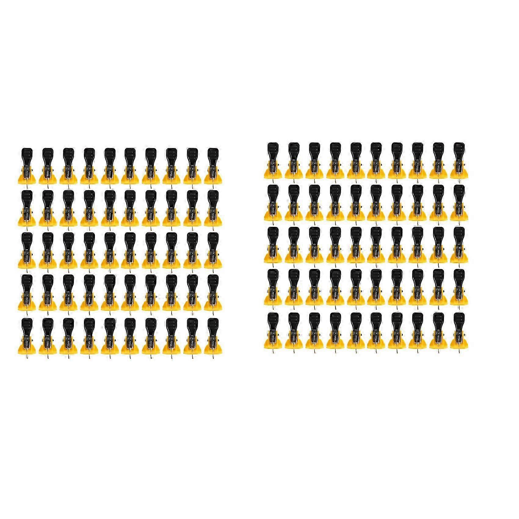 100Pcs Construction Tools Tile Leveler Adjuster Plastic Positioning Artifacts Leveler Locator Spacers compatible with Flooring Wall