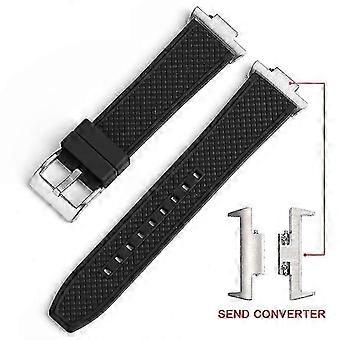 12mm Convex 22mm Convertible Watch Band Compatible with Tissot PRX Super Player
