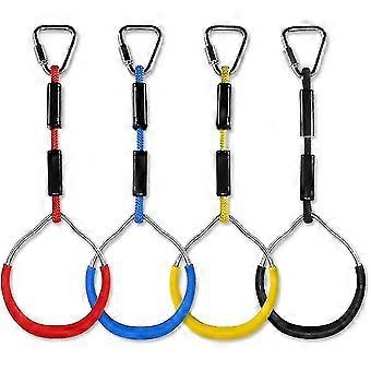 Kids Climbing Rings Multi-function Swing With Plastic Rings Max Load 160kg