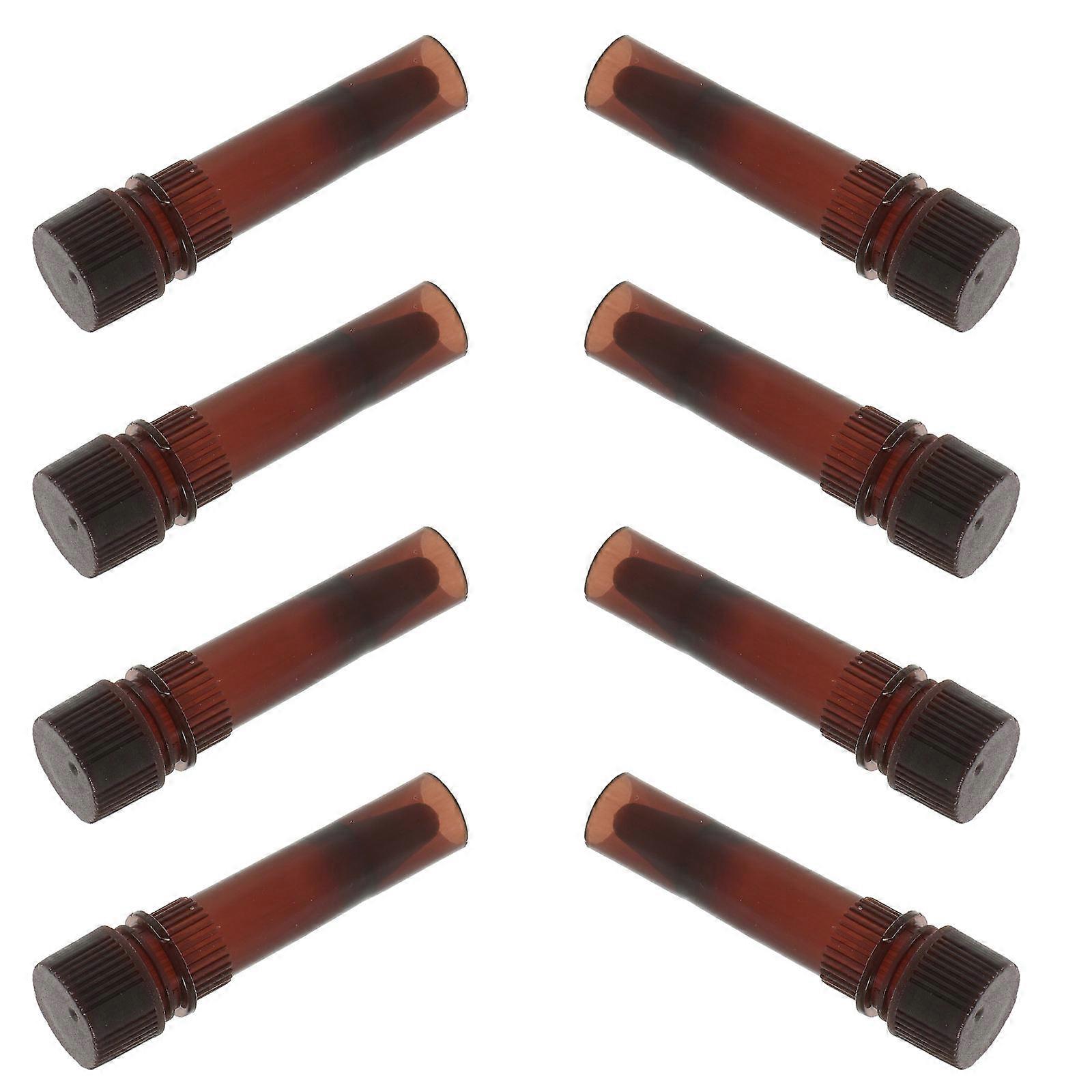 Brown Lightproof Test Tubes for Sample Testing 100Pcs Tubes