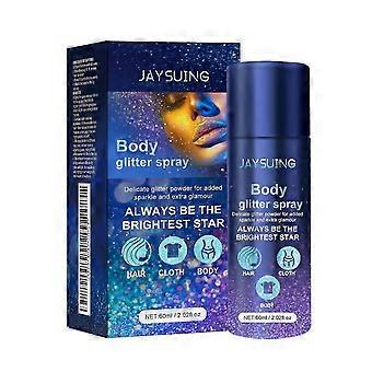 Jaysuing Flash Spray Facial Body Clavicle Hair Highlight Spray Avond Party Sfeer Brighten Glitter Poeder