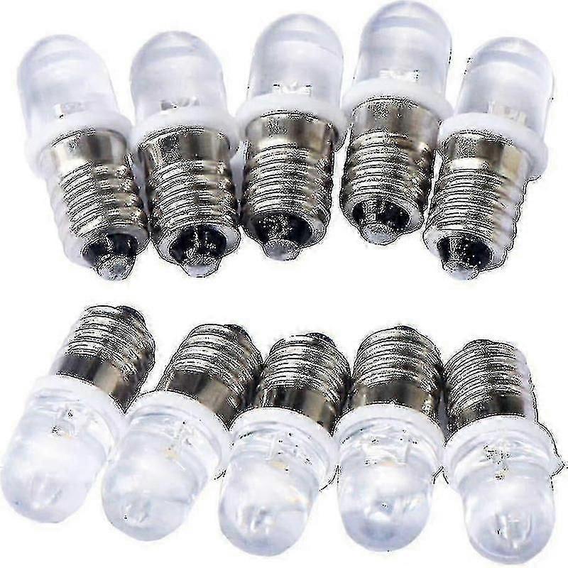 LED Bulb E10 12V 10 Pack Spot Light