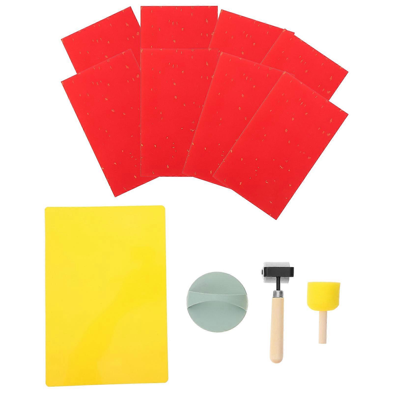 Stamp Making Kit Tool Set for Printmaking with Roller 2Sets for Painting