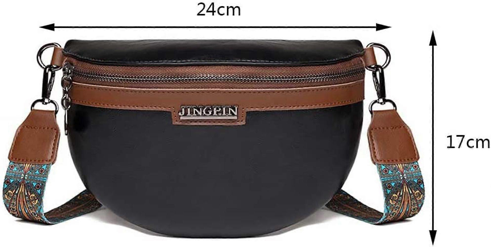 Leather Adjustable Multi-Pocket Fanny Pack
