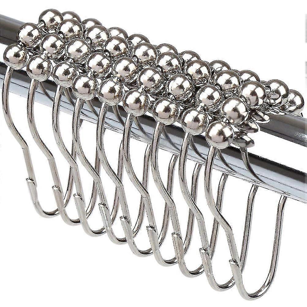 Rustproof Nickel-Plated Shower Hooks