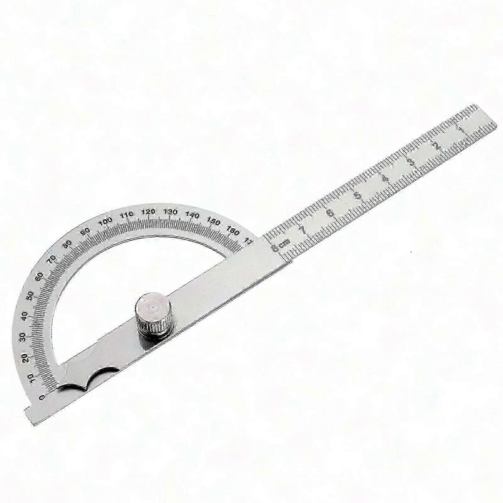 Stainless Steel Angle Finder Protractor with Two Arms Precision Measuring Tool