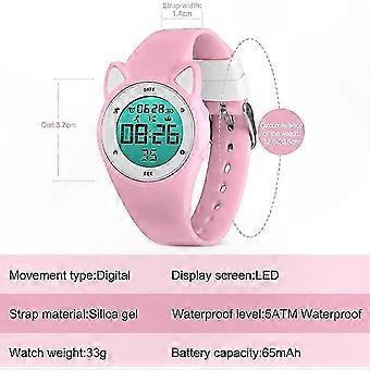 Relógio Esportivo Digital para Crianças de 5 a 15 Anos, Rastreador de Fitness com Alarme, Cronógrafo, À Prova D'água, Presente Perfeito para Meninos e Meninas