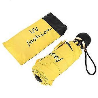 Mini ombrello portatile con protezione UV, ombrello pieghevole ultraleggero di alta qualità