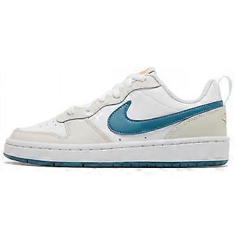 Nike Court Borough Low 2 'Grey Fog Game Royal' GS BQ5448-017
