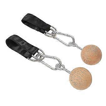 1 Paar Pull Up Ball Grip Anti Rutsch Vielseitiger Kletterball Hold Grip mit Gurt für Krafttraining Fitness