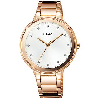 Lorus vrouw Quartz analoge vrouwen horloge met roestvrijstalen armband verguld RG278LX9