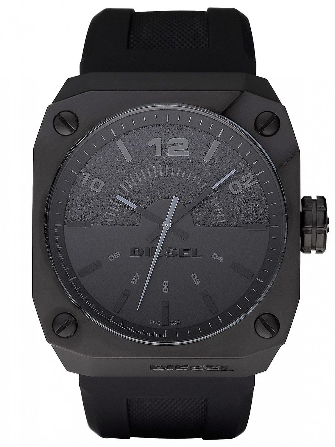 Diesel men Quartz Analog Man Watch with DZ1433 Rubber Bracelet