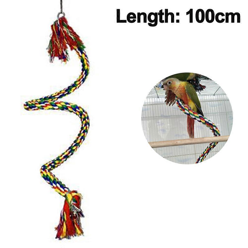 Multi-Colour Bendable Bird Perch For Exercise And Climbing