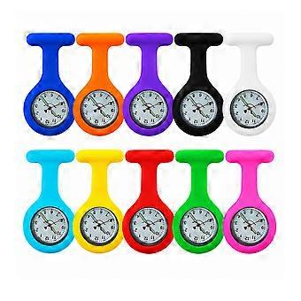 General Health Silicone Rubber Soft Nurse Fob Watch - Brooch Pin Doctor Medical