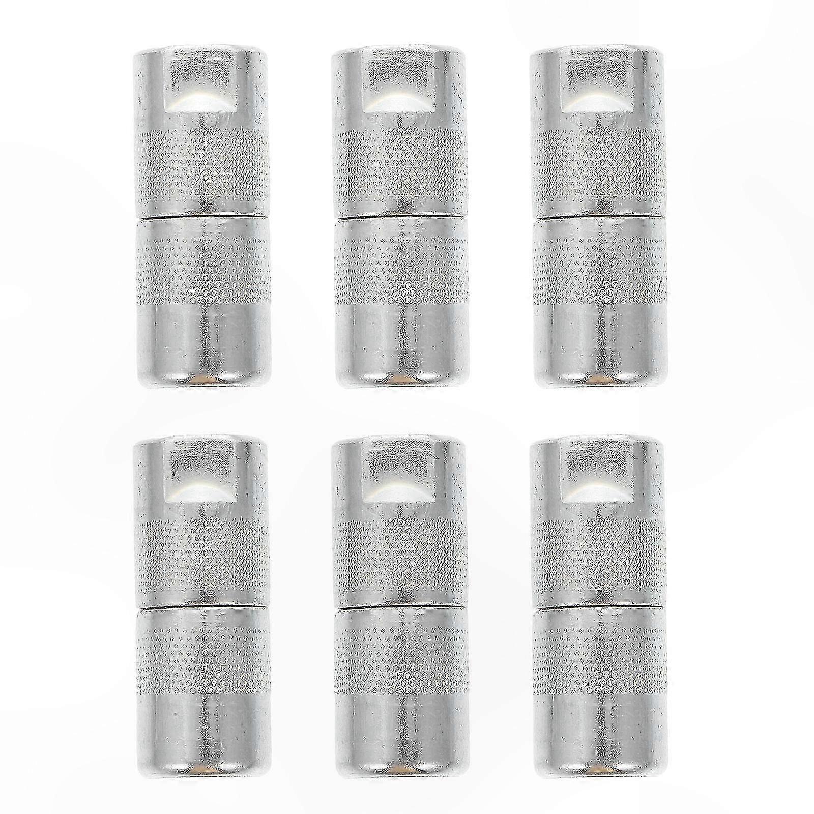6-Pack Grease Coupler Nozzle Accessories for Grease Sprayer Replacement
