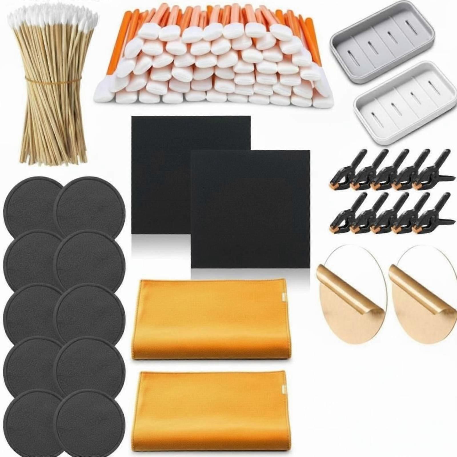 Card Flattening Tool Set High Absorbency Trading Card Cleaning Kit