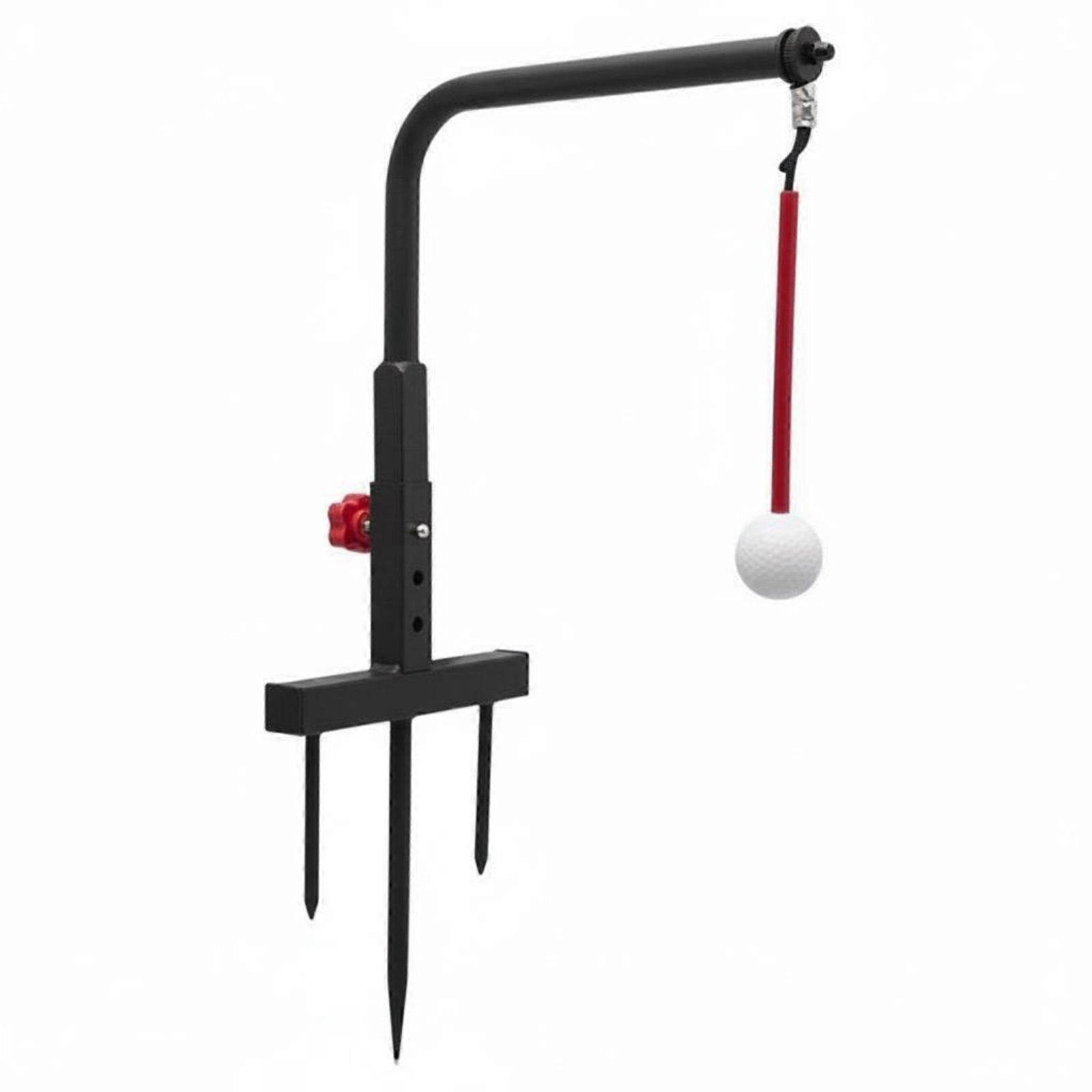 Golf Hitting Practice Aid Adjustable Height Golf Swing Coach for Beginners