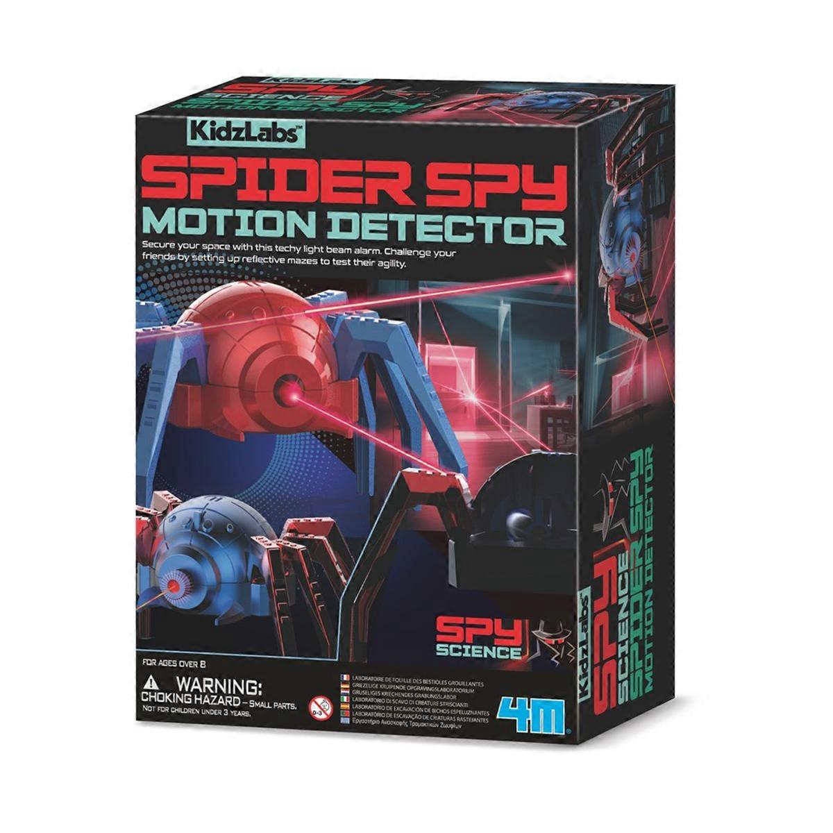 4M KidzLabs Spider Spy Motion Detector Security Science Physics Engineering Toy
