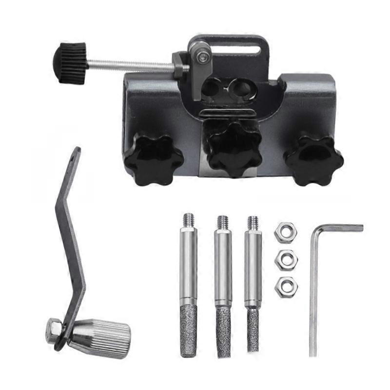 Chainsaw Sharpening Jig Portable Hand Crank Chainsaw Sharpening Kit Chainsaw Sharpening Stone Chainsaw Sharpener