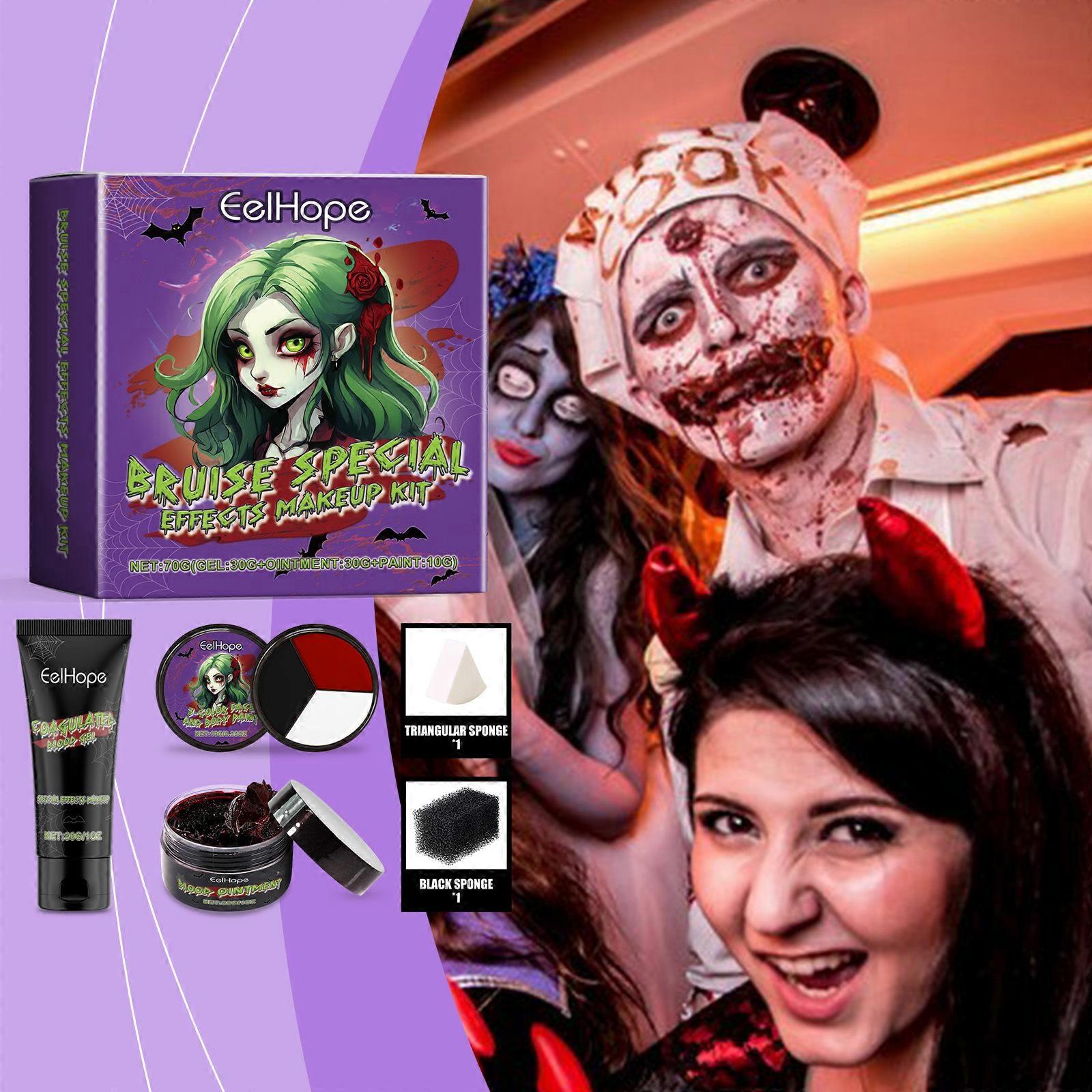 Fancy Dress Vampire Face Paint Cream Set